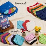 ১২পিস প্যাড ৪ পিস প্যান্ট+১টি ট্রাবেল ব্যাগ